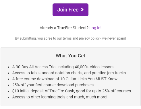 Truefire Promo Code Free Trial